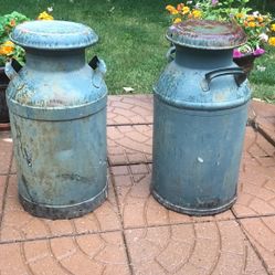 Milk Cans Antique