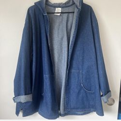 90’s oversized denim jacket 