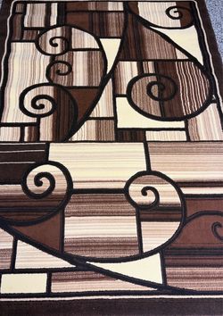NWT Rug. Neutral tones. 88 x 63