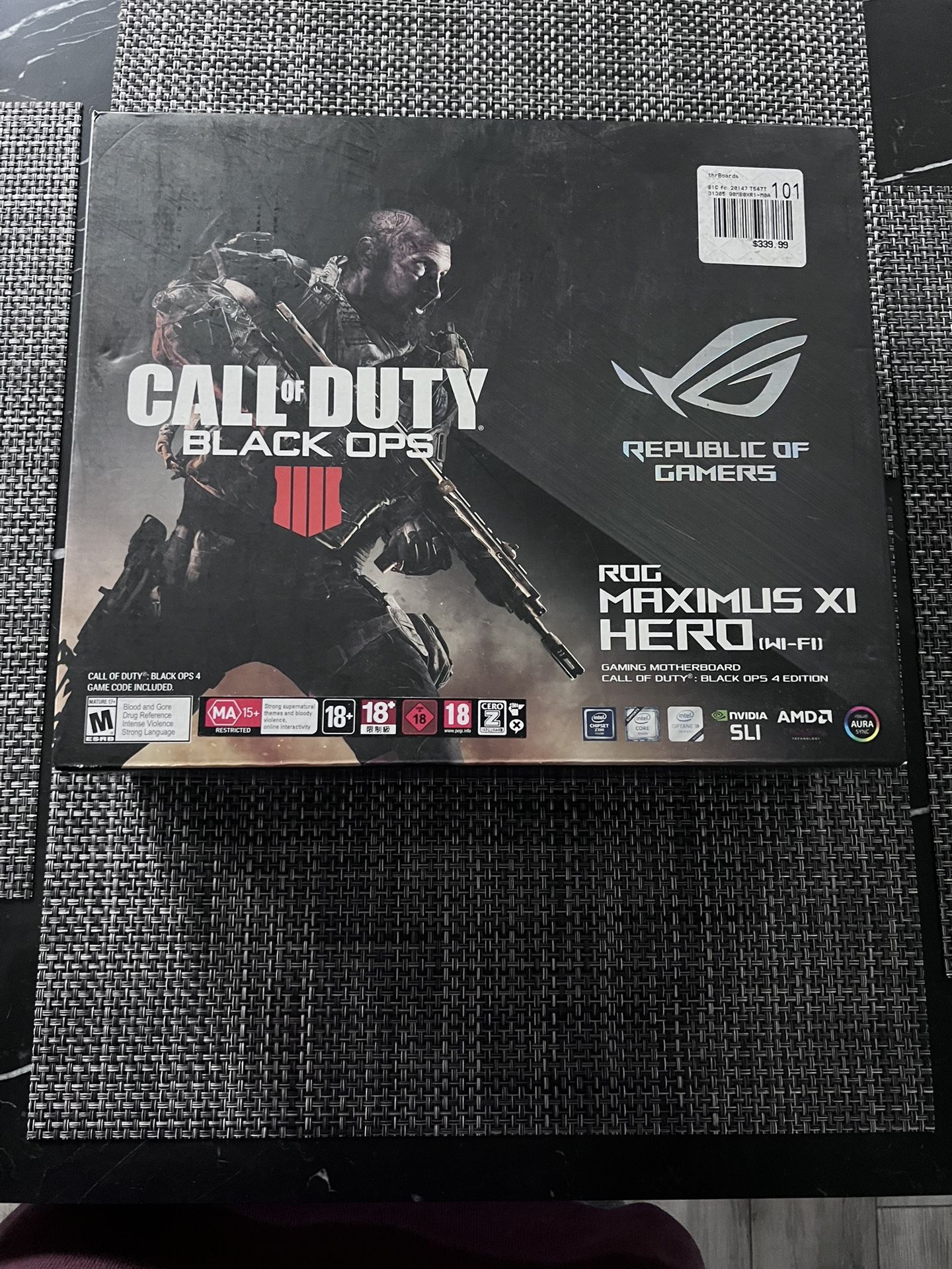 ASUS ROG MAXIMUS XI HERO WI-FI - Black Ops 4 Edition - LGA1151