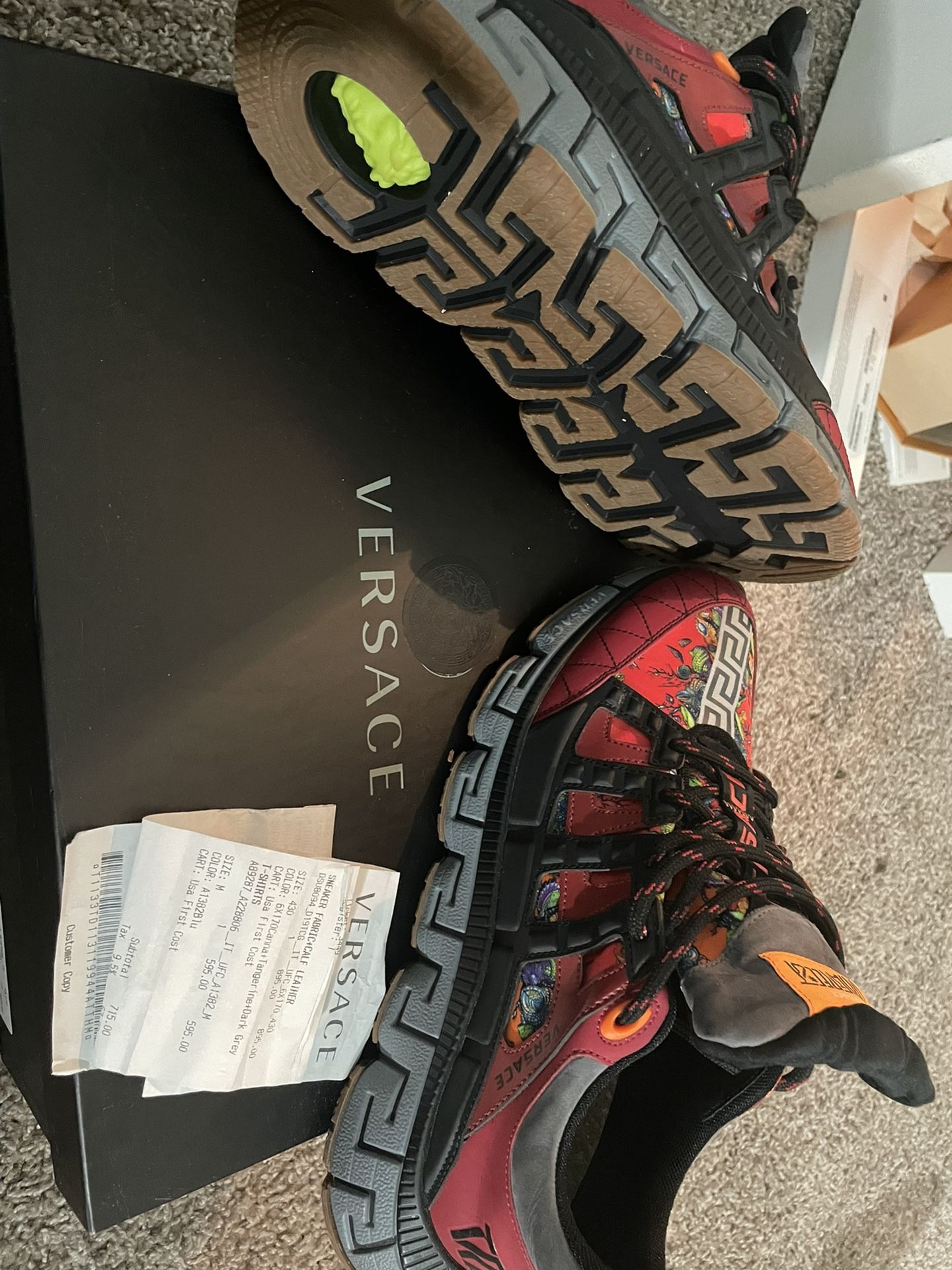 Versace Trigrecta Sneakers 