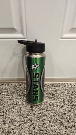 NHL Dallas Stars Jr. Thirst Game Puck Water Bottle - 24oz