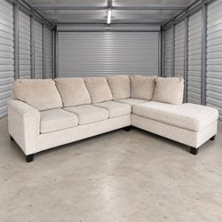 Couch Sectional Light Cream - Buy Now Pay Later