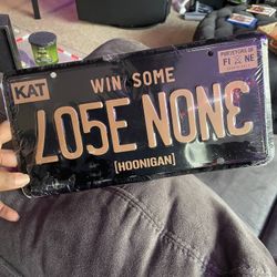 Lose None Plate