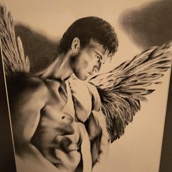 Art Print Male Angel 