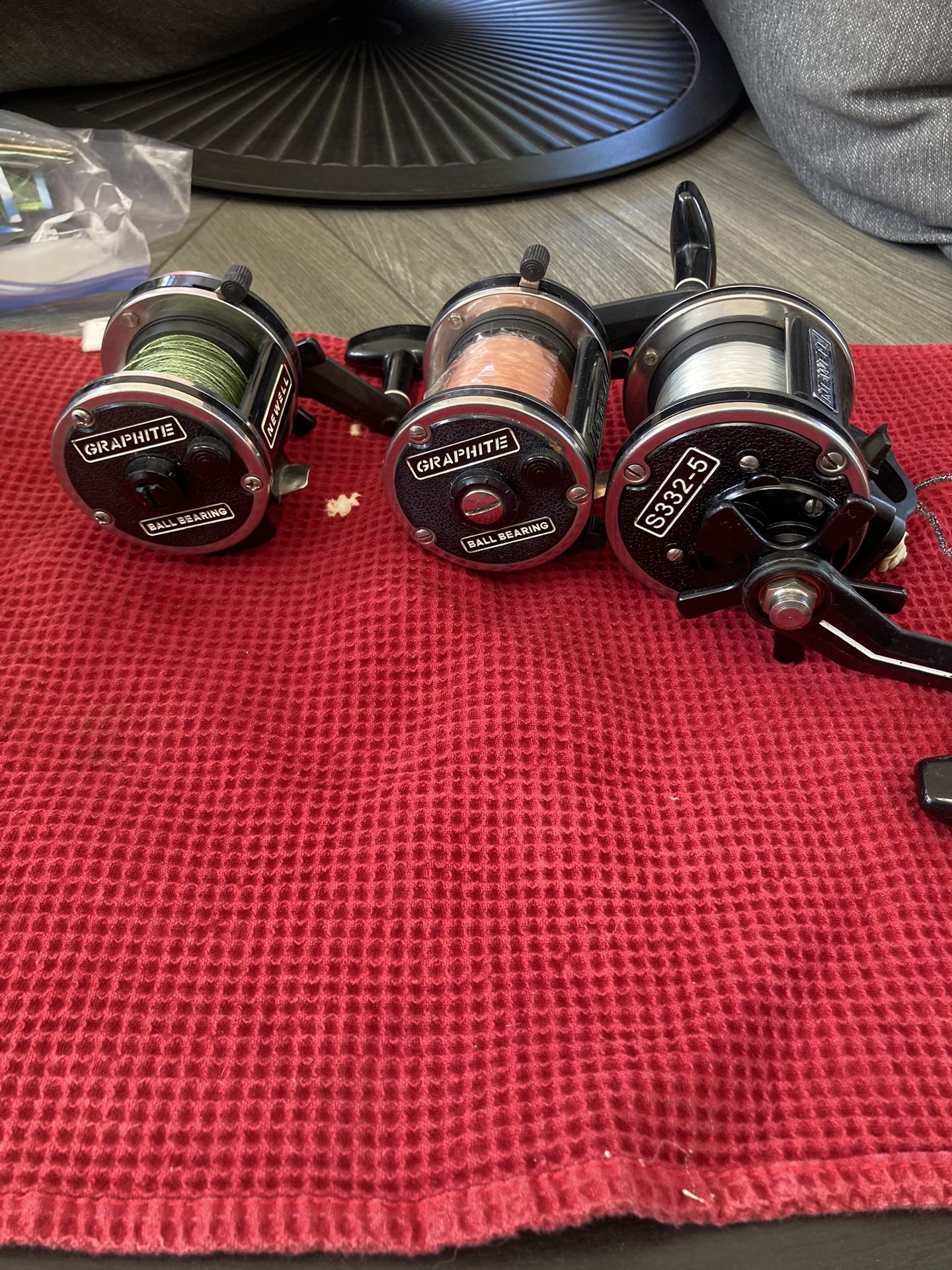 coarse fishing reel line Lineaeffe Commando 60 Carp Bait Runner Coarse Fishing Reel Camo Reel with  Line
