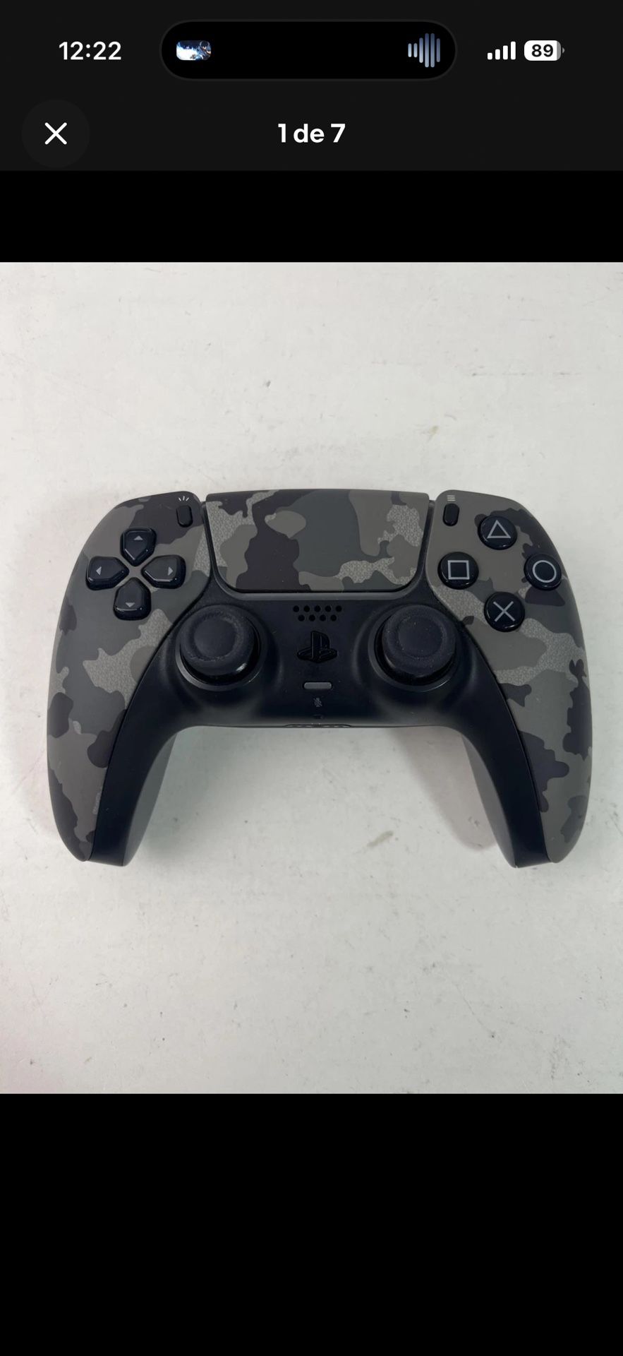 Ps5 Wireless Controller Grey Camouflage 