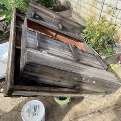 Free Wood Cedar Shed Floor, Sandbox & Swing. 