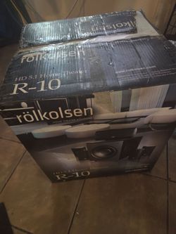 New Rolkolsen R-10 5.1 Surround Sound Home Theater System