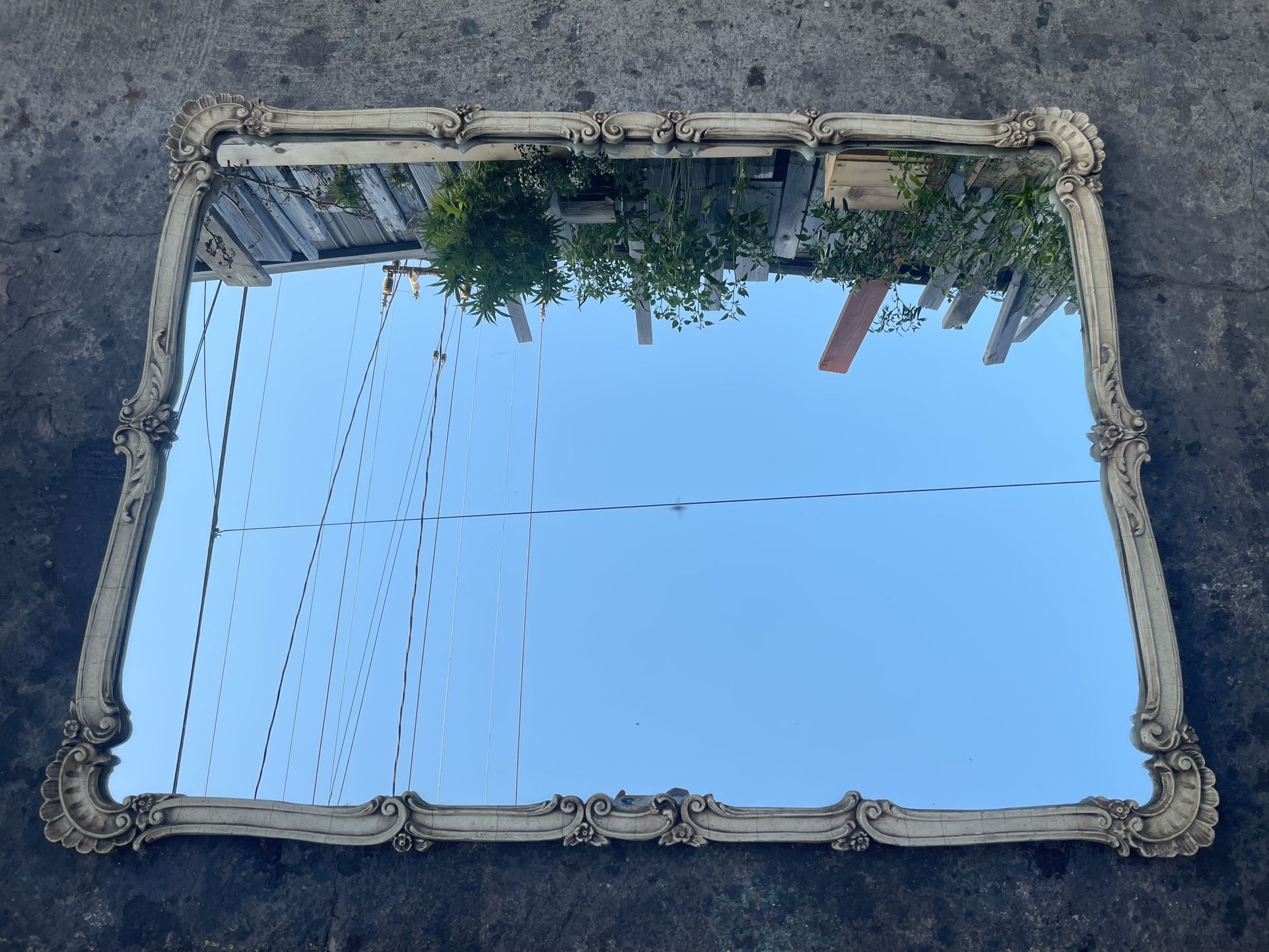 Vintage Mid Century French Provincial Mirror