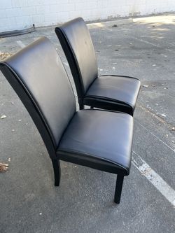 2 Leather Chairs