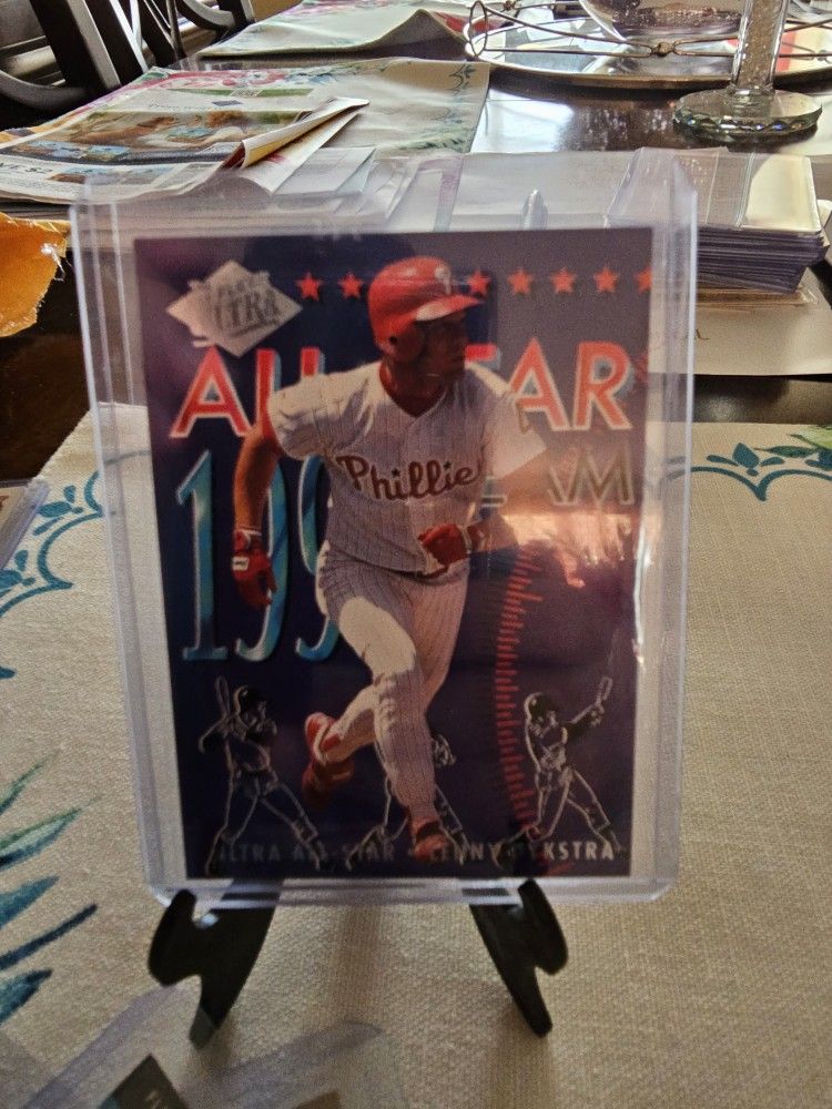Philadelphia Phillies Lenny Dykstra Fleer Ultra All-star Team Topps All-star Baseball Cards