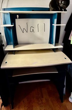 Computer Desk with Hutch and Shelves