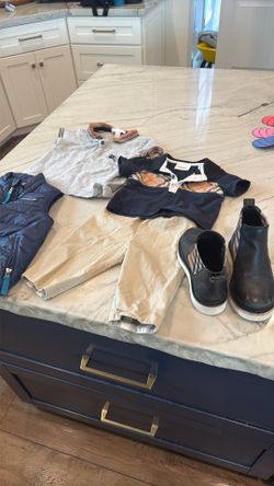 Burberry Toddler Clothes And Boots 