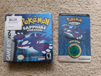 SEALED Pokémon Sapphire Video Game