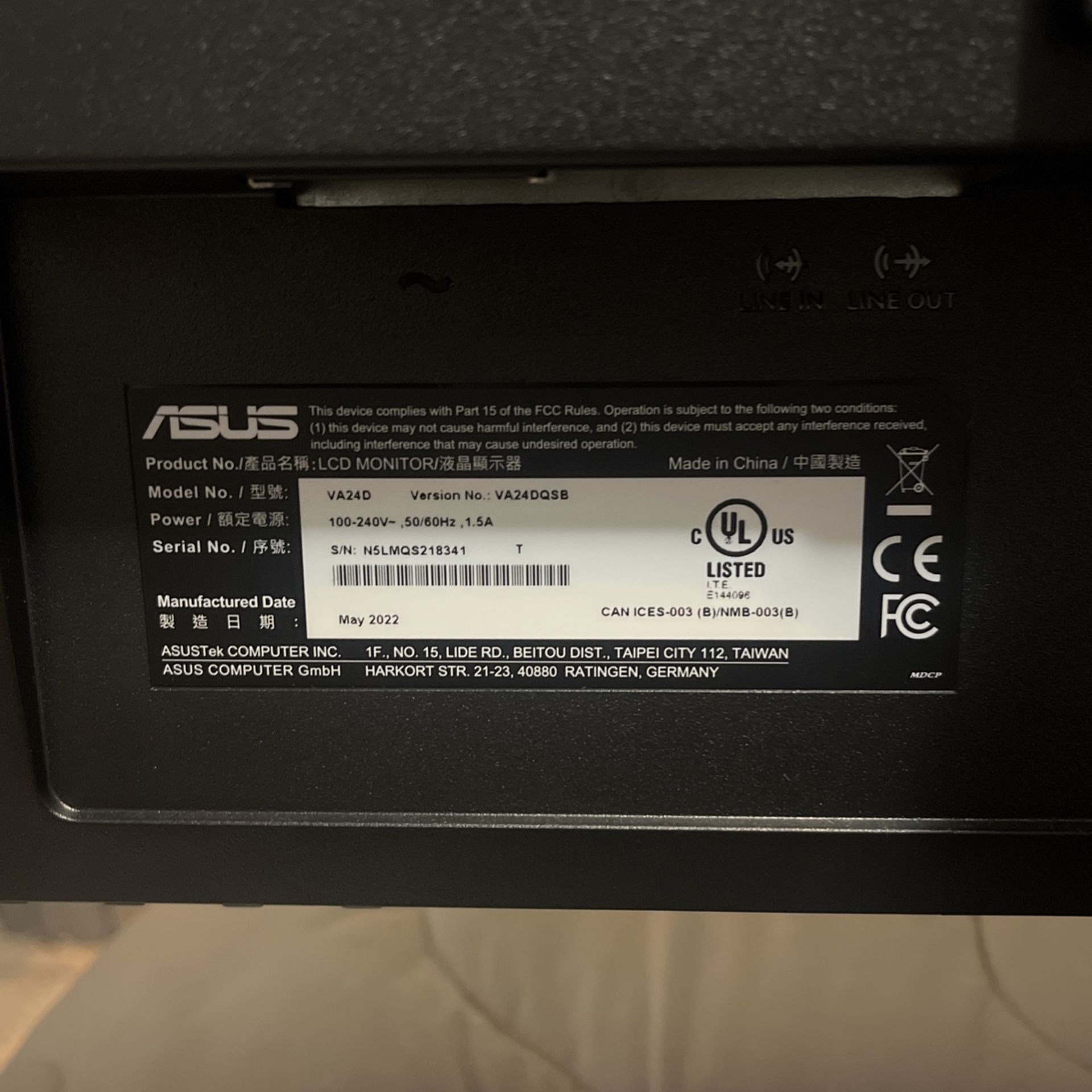 Asus Monitor