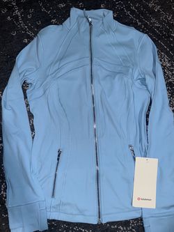 lululemon Define Jacket *Nulu Womens Medium Size 8 Blue NEW WITH TAGS $128 Retail