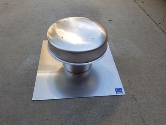 7" aluminum commercial roof cap