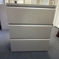 OFFICE/HOME FILE CABINET 3 DRAWERS LATERAL METAL FILE 
