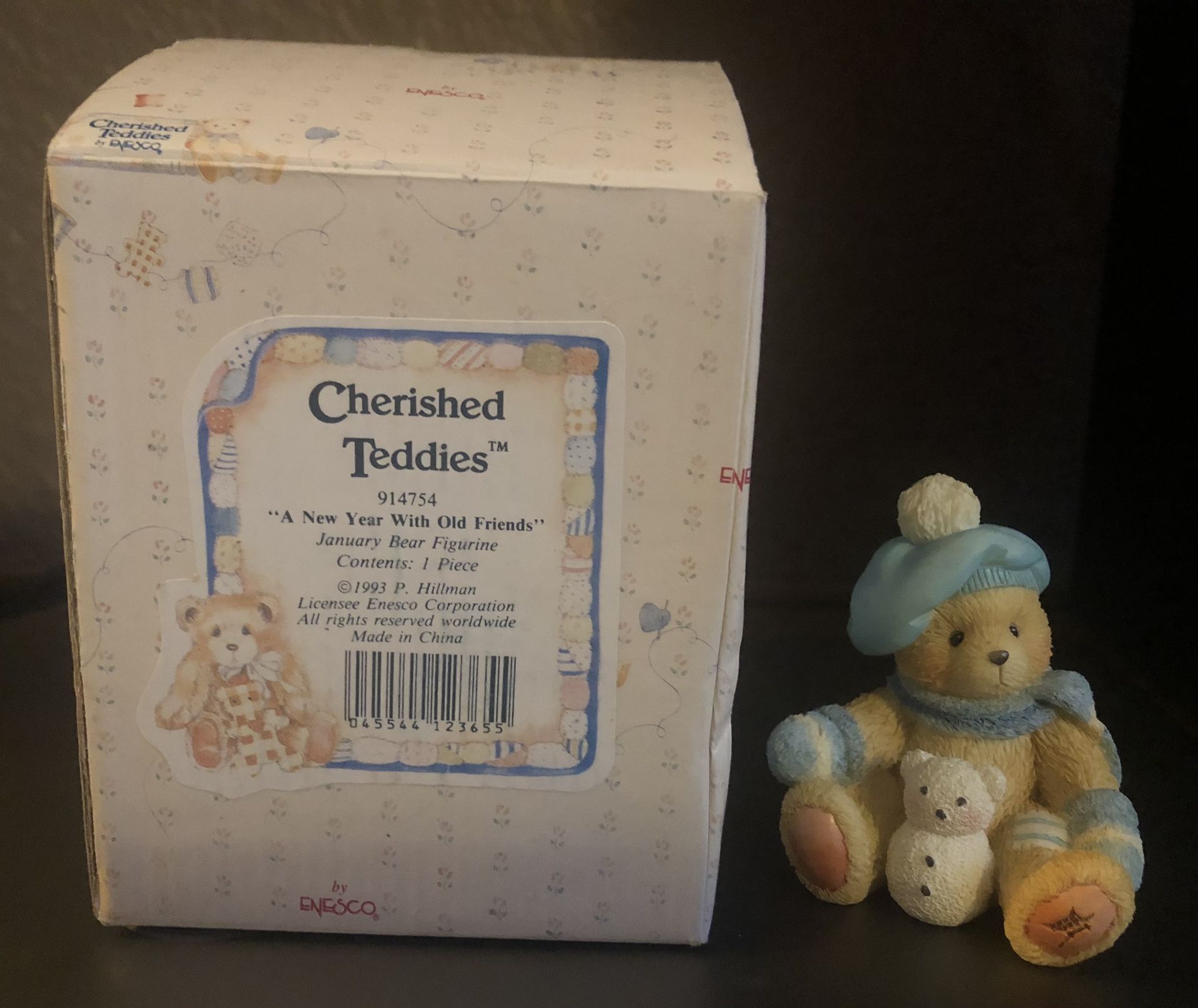 Cherished Teddies JACK 1(contact info removed)54 "A New Year With Old Friends" January