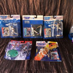 Starting Lineup 5 Figurines Sealed