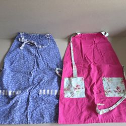 Spring themed Aprons  (Adult Small /Kids Large)
