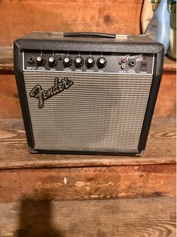 Guitars and fender speaker