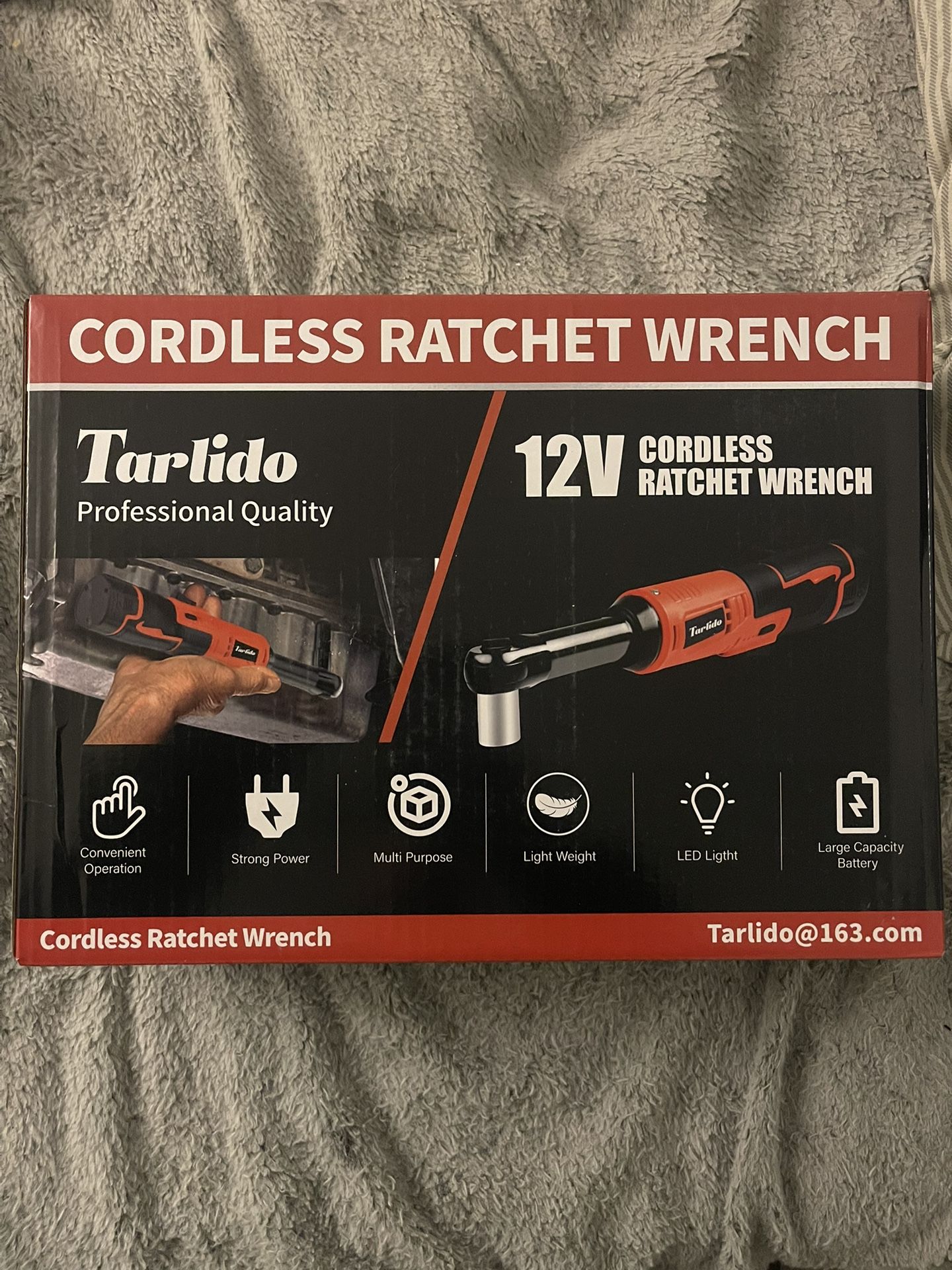 12V 3/8 Cordless Ratchet / Brand New