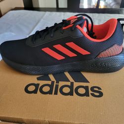 *NEW* Adidas Impulse Syn 3.0 Running Shoes Black Red Men's Size 7.5 Women's 8.5 with Tags and Box