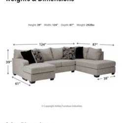Greige U-Shaped Sectional