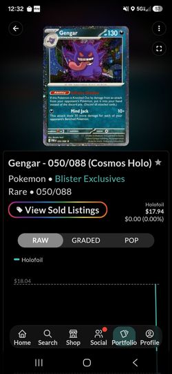 Gengar cosmos holo