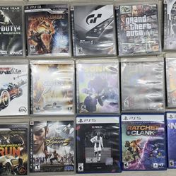PS3 And Ps5 Games 