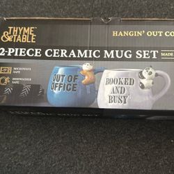 2 ceramic mug