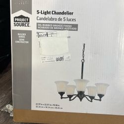 Project Source Roseall 5 -Light Oil-rubbed Bronze Modern/contemporary For Use in Bedrooms,