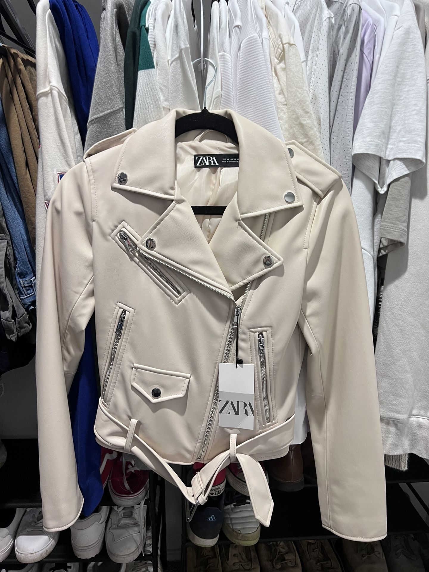 Zara Faux Leather Jacket