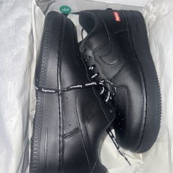 Supreme Low Air Force 1 Black