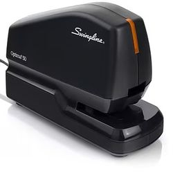 Swingline Optima 50 Electric Desktop Stapler, 50-Sheet Capacity, Staples Included, Black 