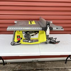 RYOBI 15 Amp 10 in. Compact Portable Corded Jobsite Table Saw