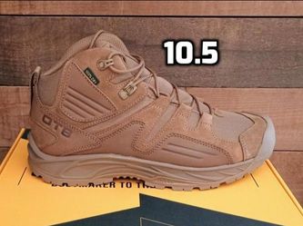 New Men's OTB Waterproof Tactical Boots, Coyote, 10.5