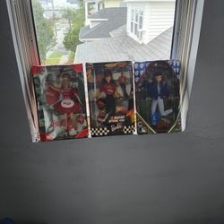 3 Signature Serious Collector Barbie Dolls 