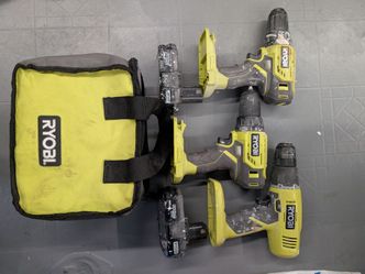 Ryobi drills w bartery