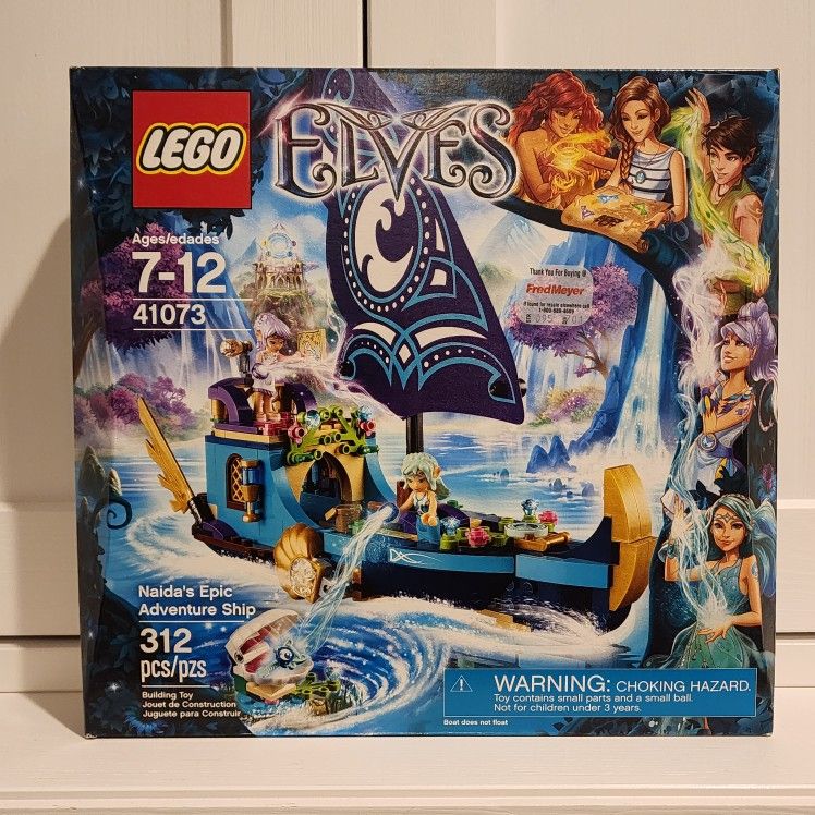 New Lego Elves Naida's Epic Adventure Ship Set 41073