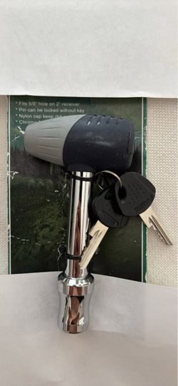 Trailer Hitch Receiver Lock with Keys RV