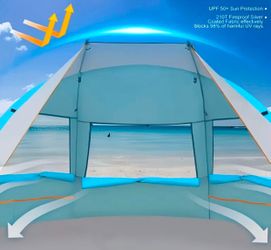 Pop-Up Beach Sun Shade Tent UPF 50+