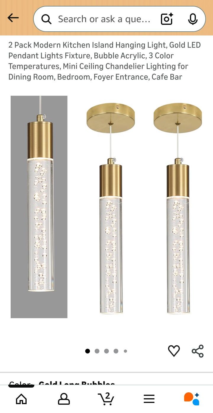 Crystal Hanging Light