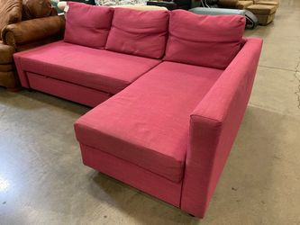 IKEA Friheten Sleeper Sectional in Magenta