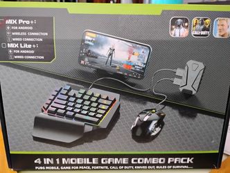 4 In 1 Mobile Game Combo Pack