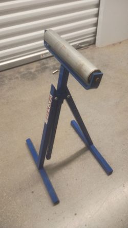Trojan adjustable chopsaw wood rest