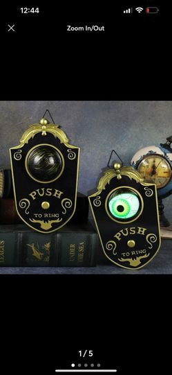 Halloween Decorations, Halloween Doorbell, Animated Eyeball with Spooky-Sounds