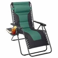 Alpen Oversized Padded Zero Gravity Lounge Chair